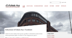 Desktop Screenshot of folketshus.org